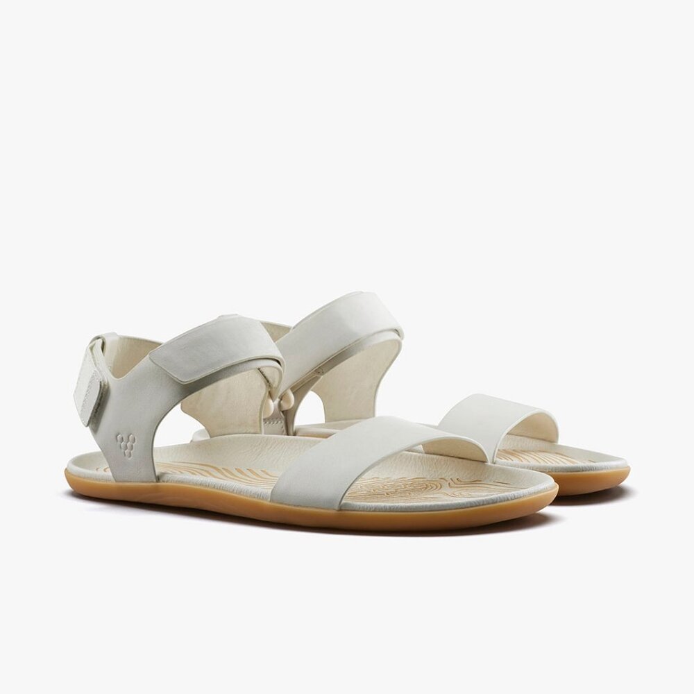 Vivobarefoot Womens Sensus Yin Sandal in Limestone - Picture 10 of 13